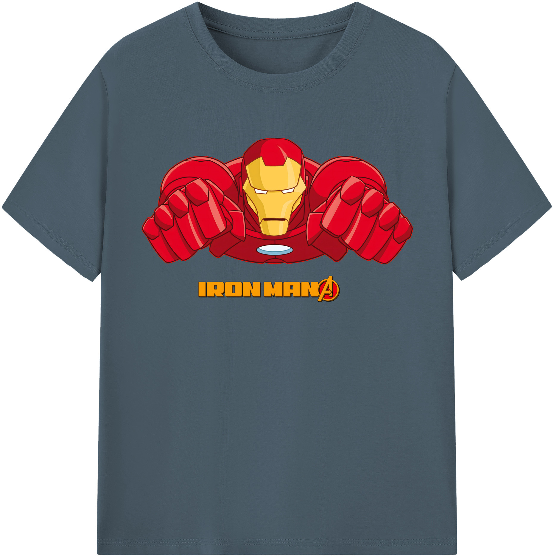 （画像用） アベンジャーズ The Avengers 綿100％半袖Tシャツ（フロントプリント）